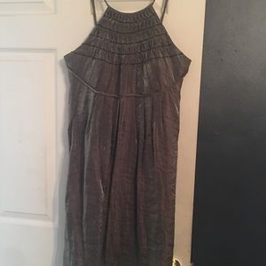 Grayish Taupe metallic dress